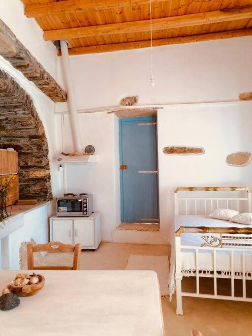 Naxos Mountain Retreat - Tiny House Build On Rock Apartment Koronos Ngoại thất bức ảnh